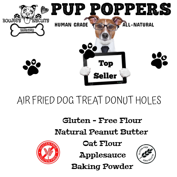 Pup Poppers Dog Donut Holes